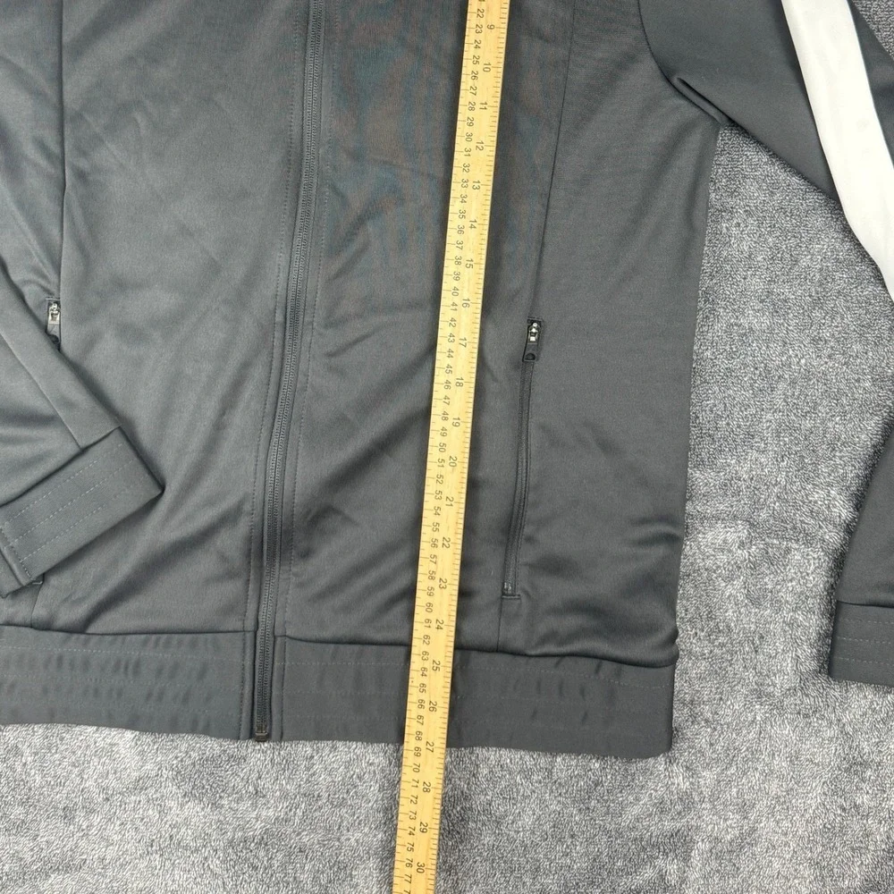 Nike Air‎ Jordan Jumpman Full Zip Training Jacket Gray White Mens L NWT